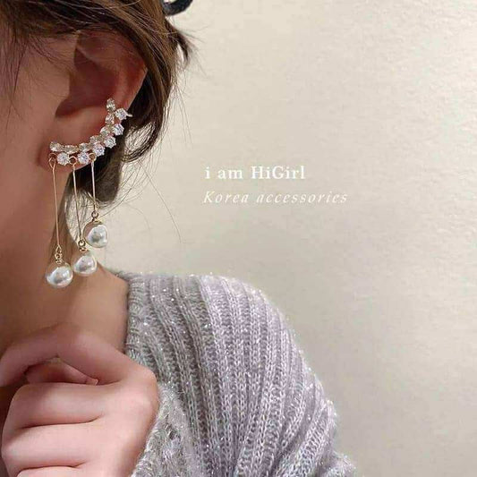 3 Pearl Earrings