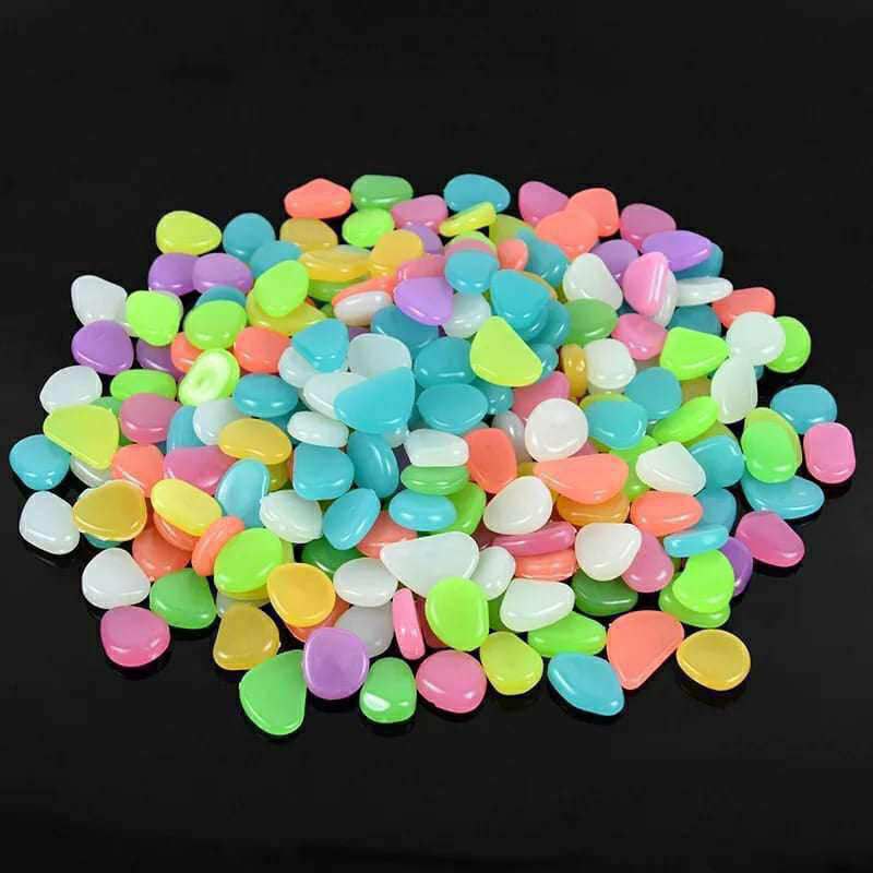 Outdoor Luminous Natural Crystals Stones