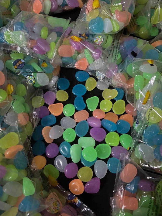 Outdoor Luminous Natural Crystals Stones
