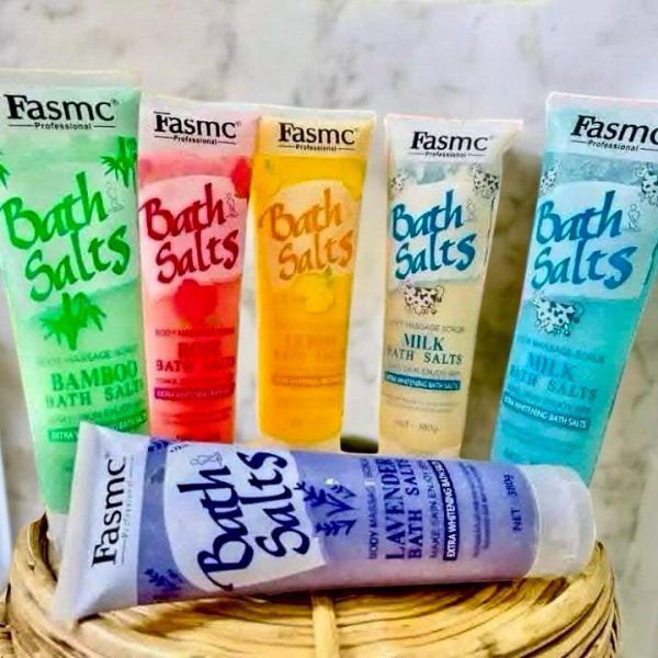 Fasmc Professional Rose Bath Salts Body Massage Scrub