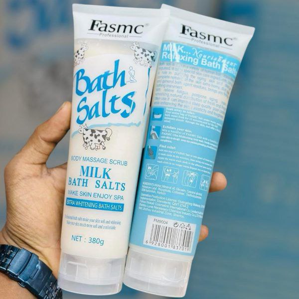 Fasmc Professional Rose Bath Salts Body Massage Scrub