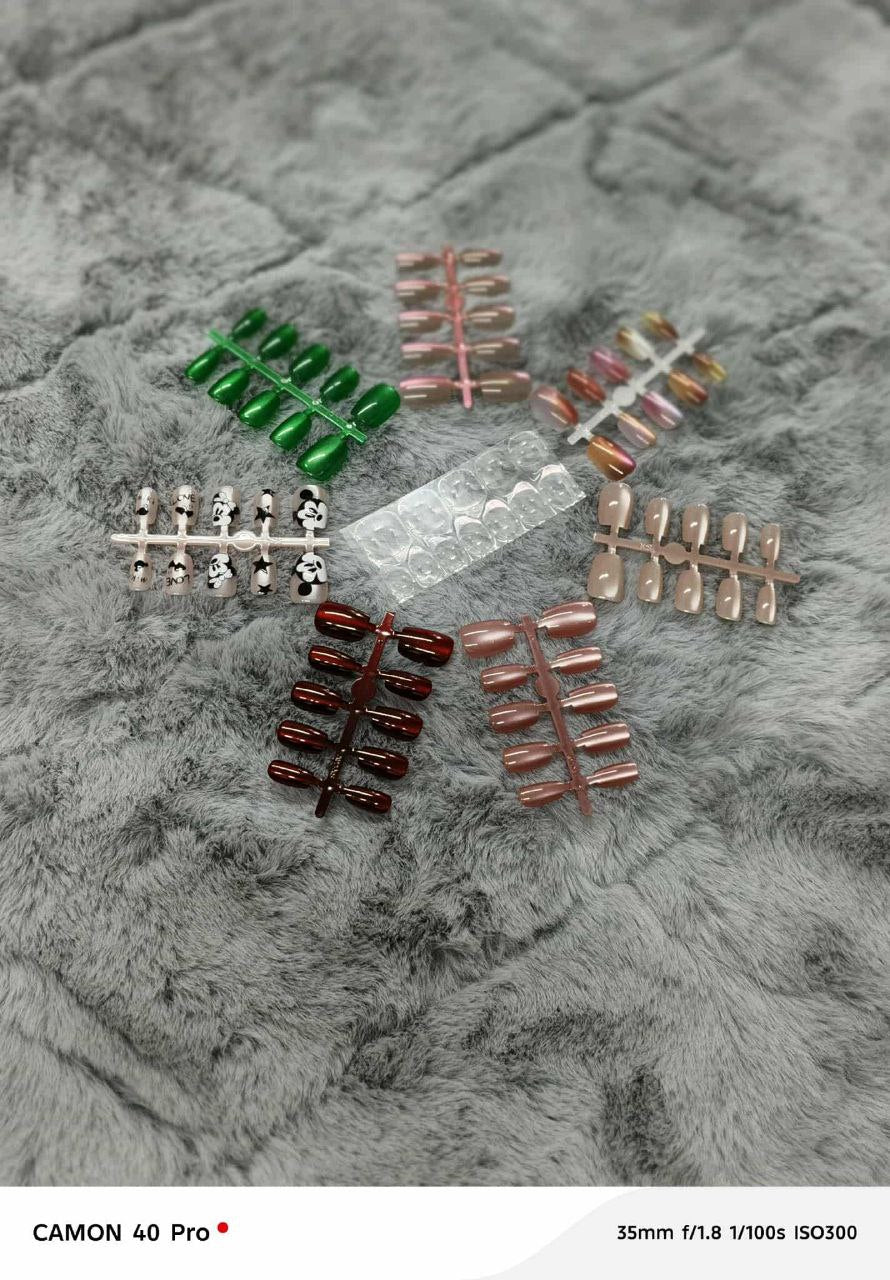 10 Pieces Fake Nails with sticker