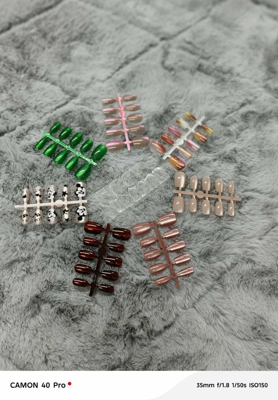 10 Pieces Fake Nails with sticker