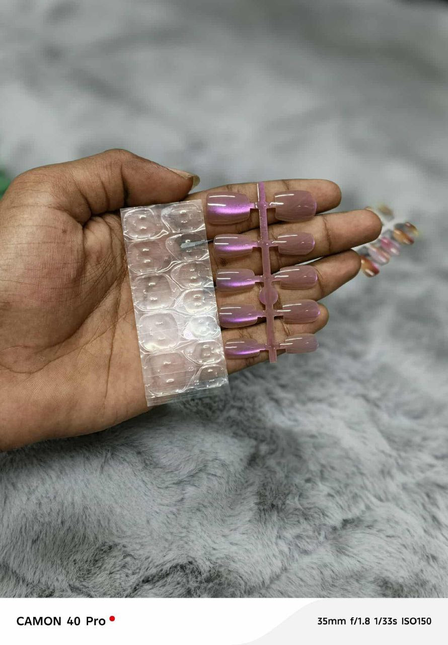 10 Pieces Fake Nails with sticker