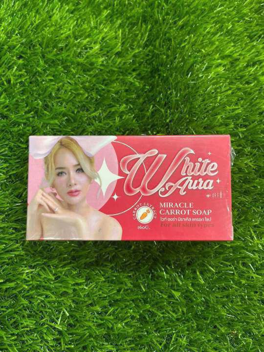 White Aura Miracle Carrot Soap
