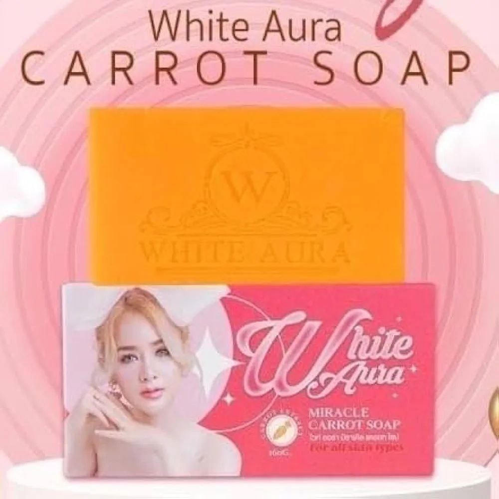 White Aura Miracle Carrot Soap