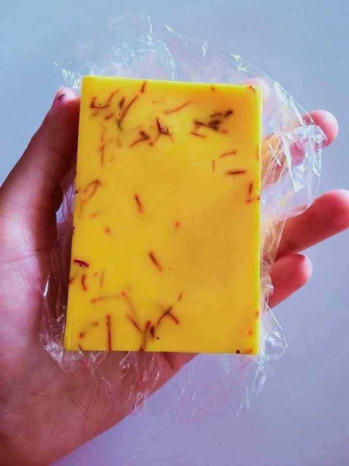 Saffron Goat Milk Bar Soap (Hand Made)