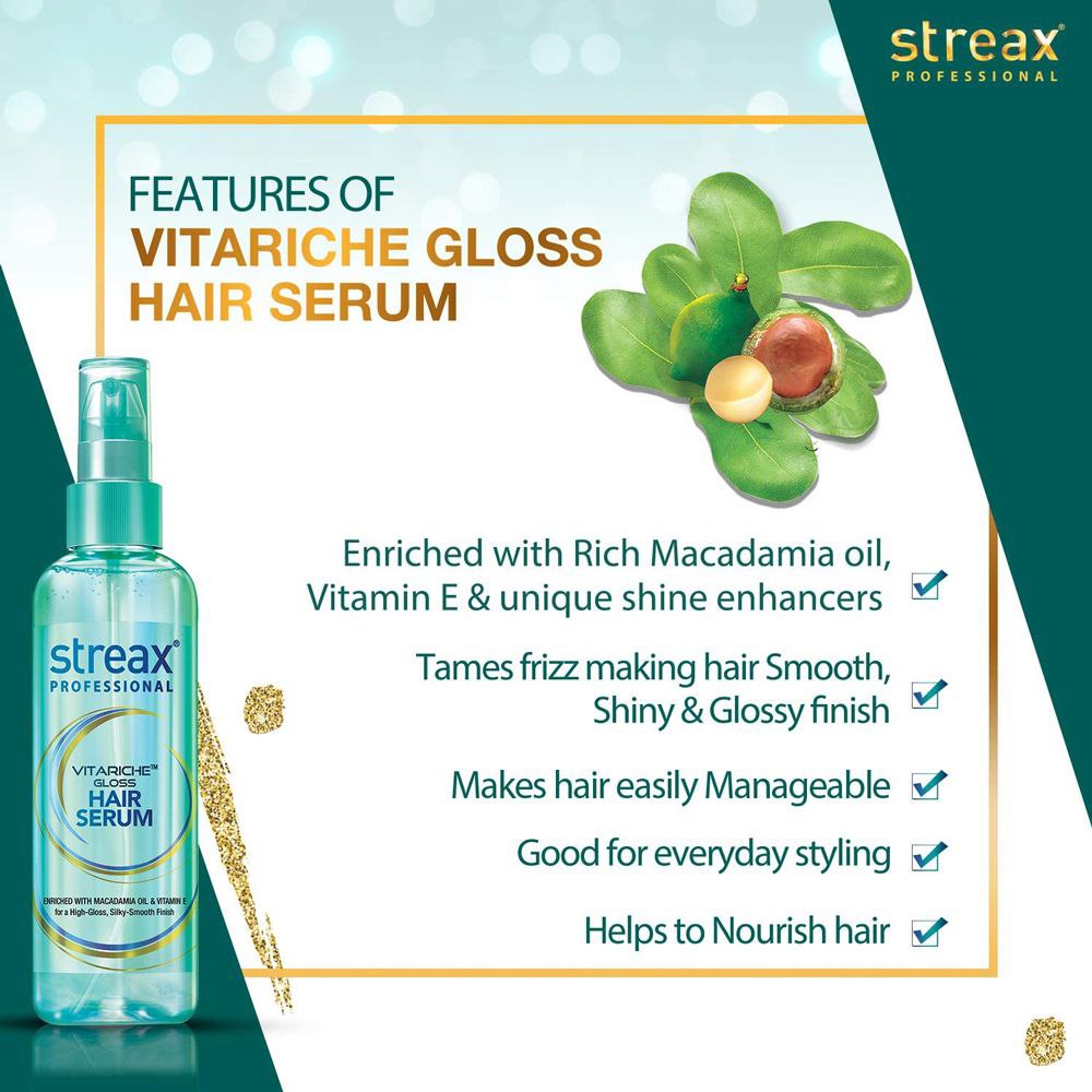 Streax Vitariche Gloss Hair Serum