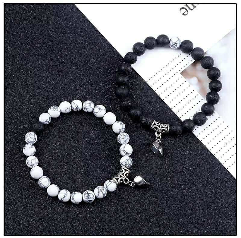 Glass Beads Couple Bracelet