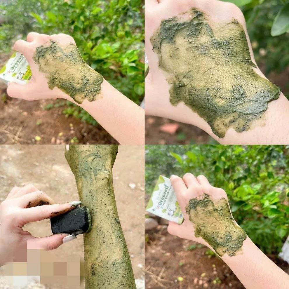 Broccoli Herbal Scrub Soap