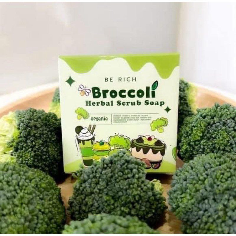 Broccoli Herbal Scrub Soap
