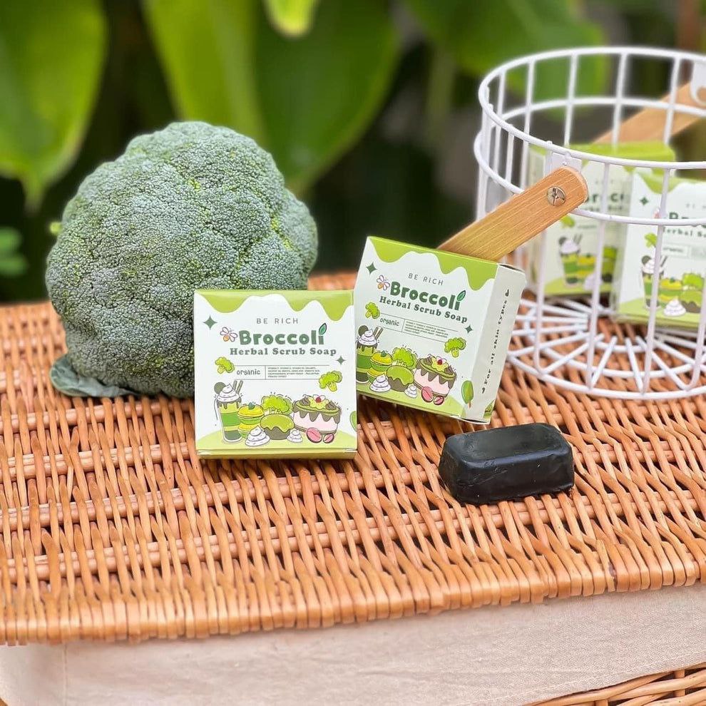 Broccoli Herbal Scrub Soap