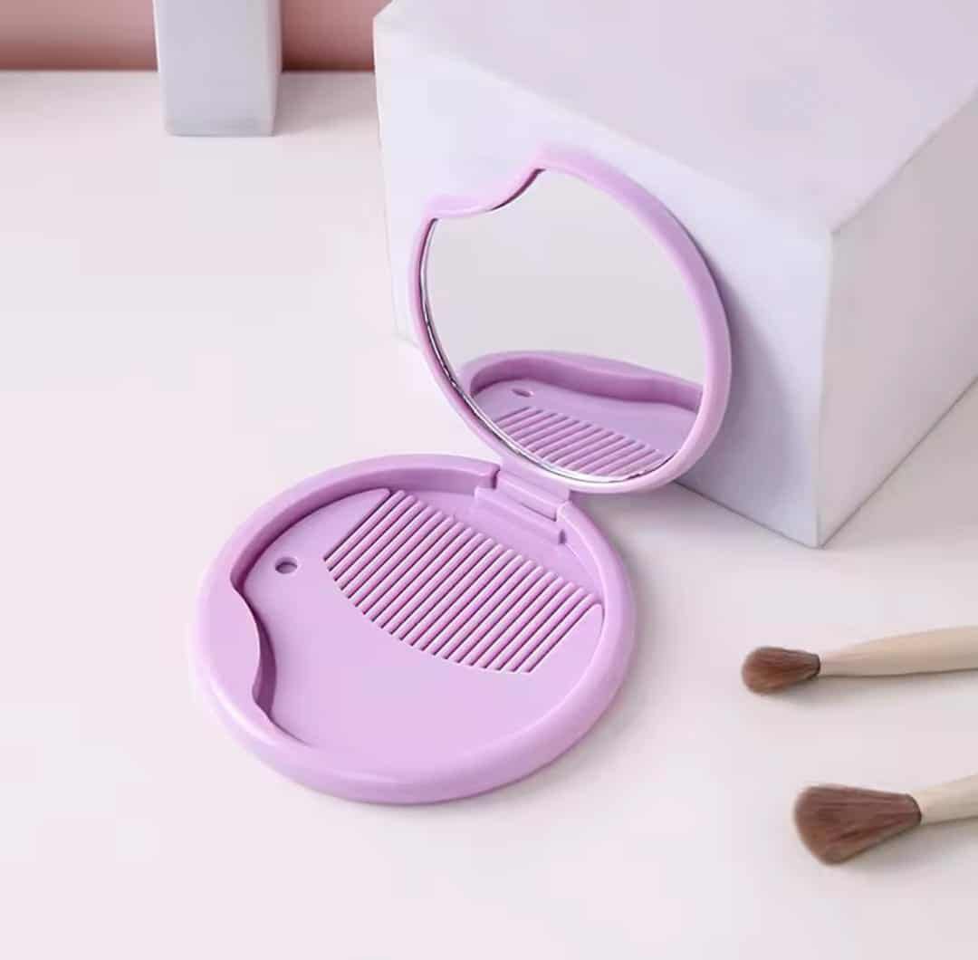 Polet Mirror Hair Brush Set
