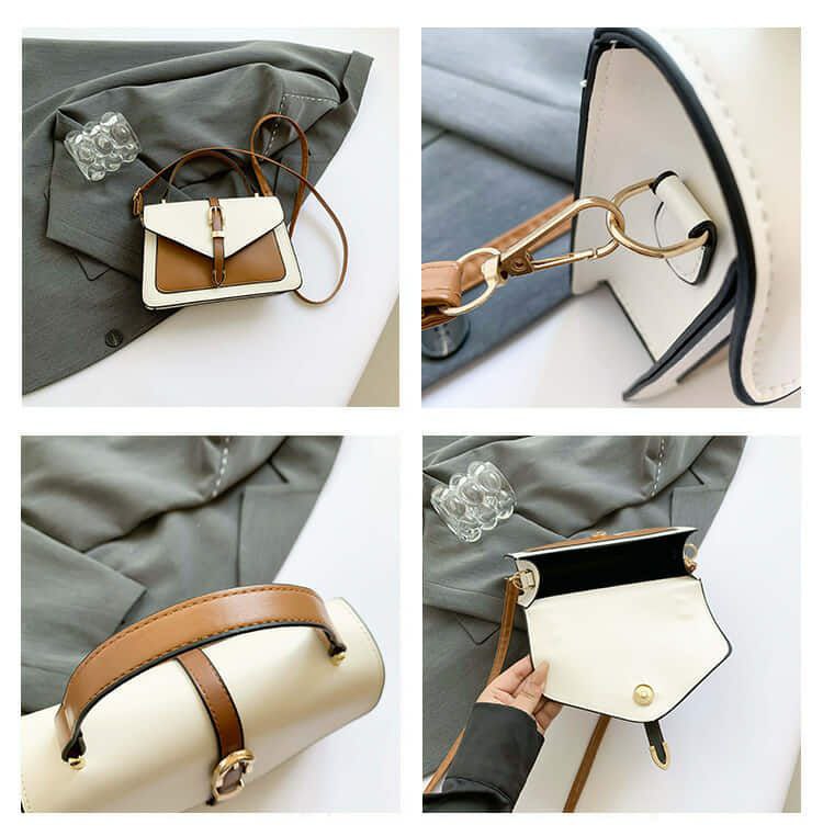 Flap Crossbody Bags with Lock