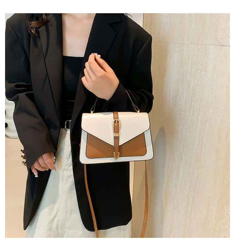 Flap Crossbody Bags with Lock