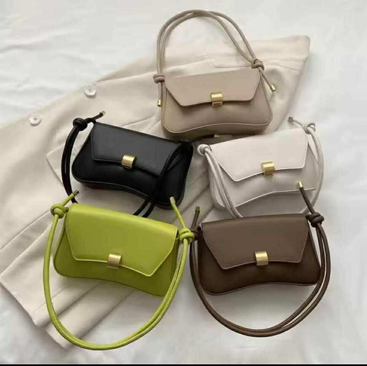 Woman Crossbody Faux Lather Shoulder Bag