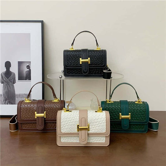 Structured Flap Shoulder Bags