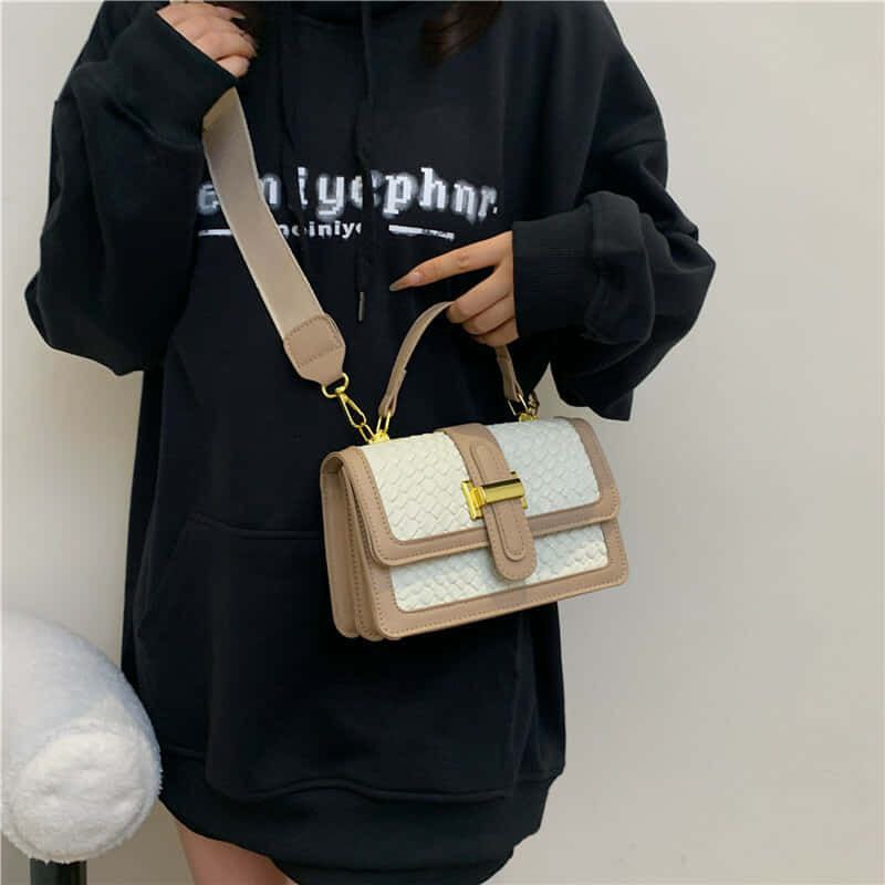 Structured Flap Shoulder Bags