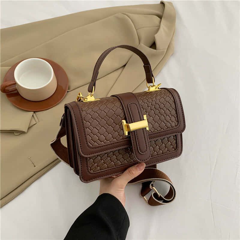Structured Flap Shoulder Bags