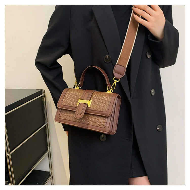 Structured Flap Shoulder Bags
