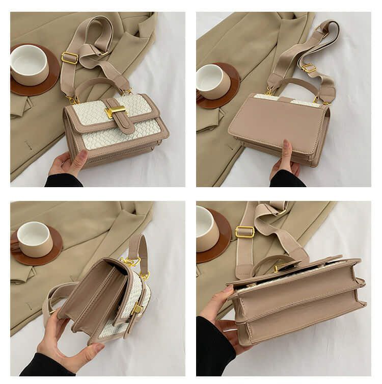 Structured Flap Shoulder Bags