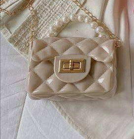 Kids Jelly Purse Bag With Chain