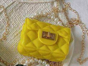 Kids Jelly Purse Bag With Chain