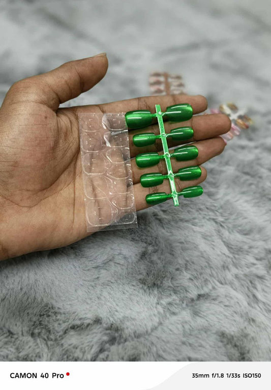 10 pieces Nails with sticker