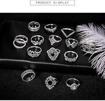 15PCS Knuckle Stacking Rings