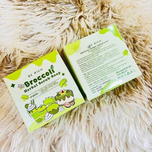 Broccoli Herbal Scrub Soap