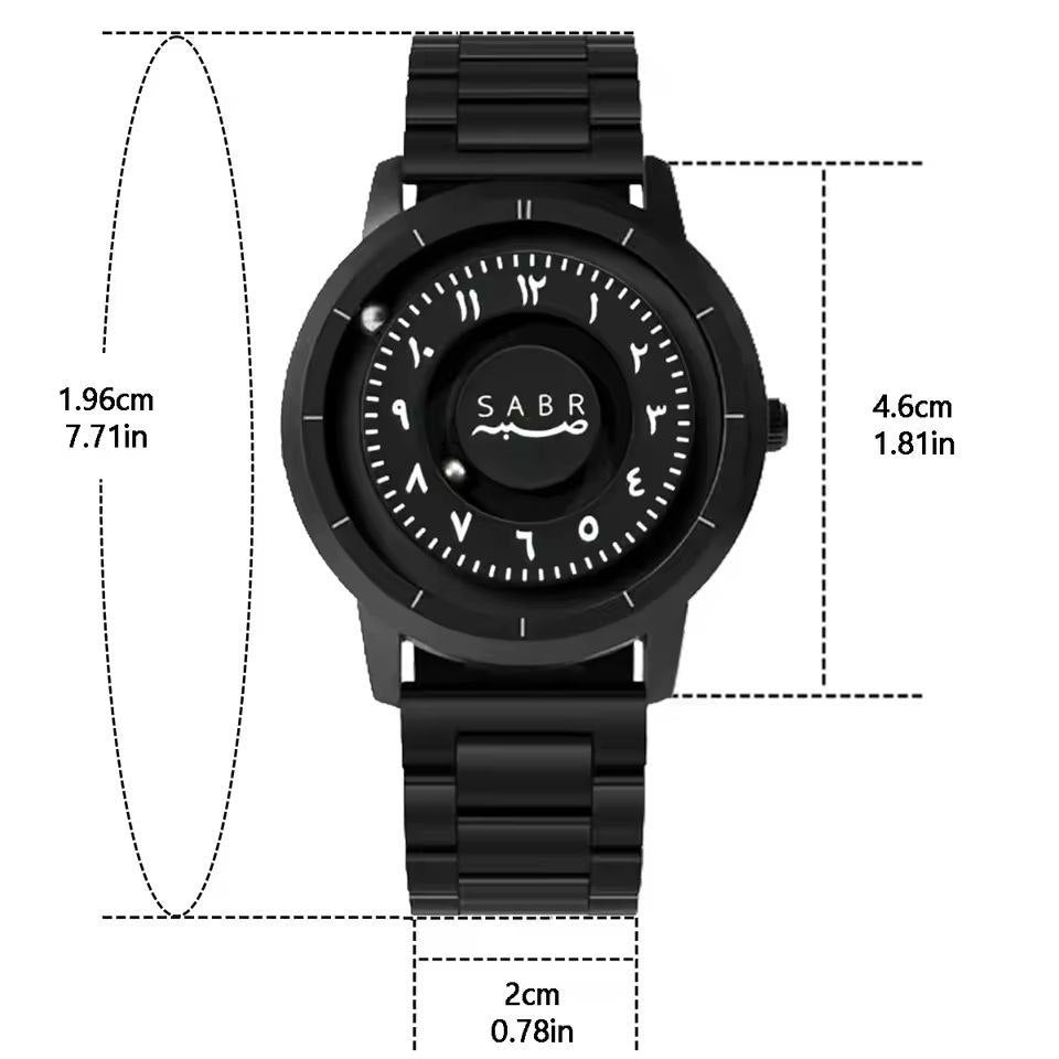 Sabr Arabic Numerals Alloy Quartz Watches