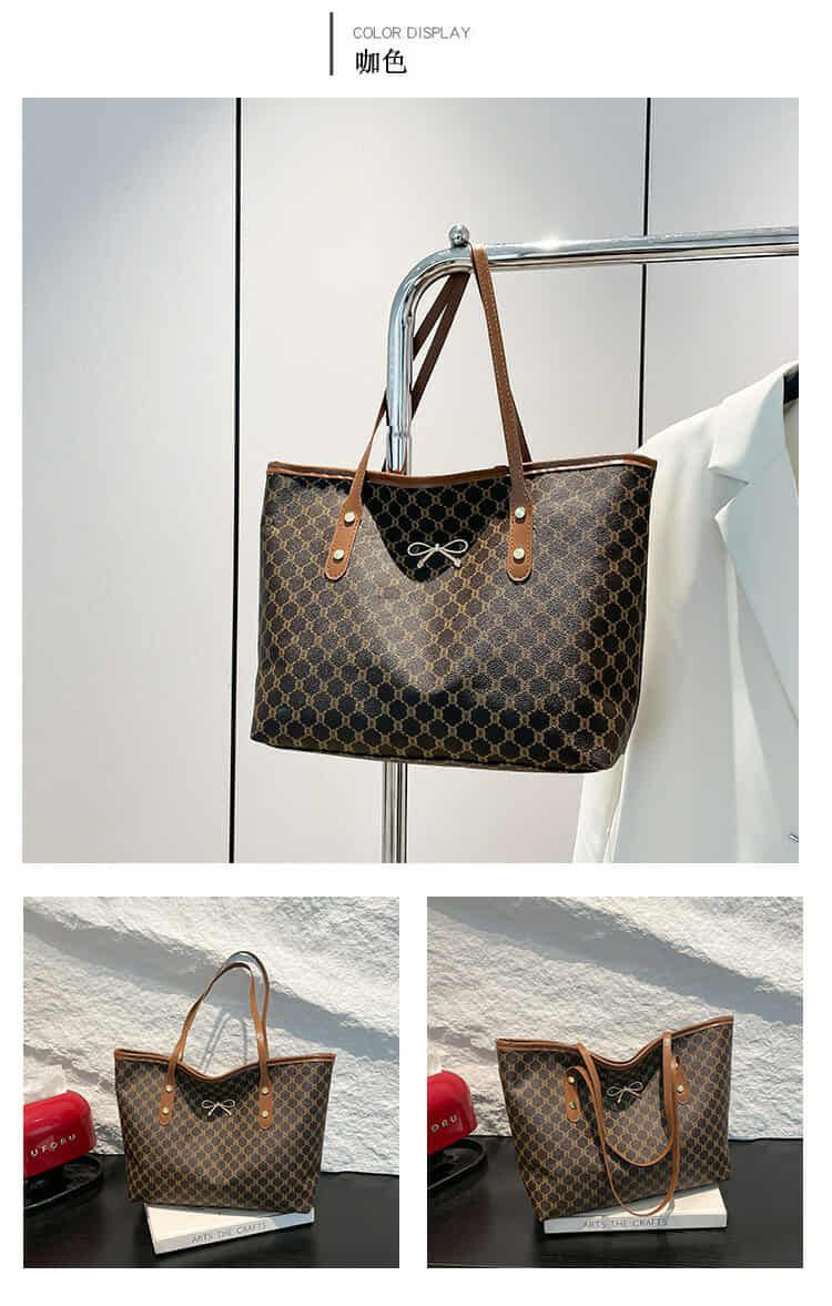 Large Capacity Luxury Tote Handbag