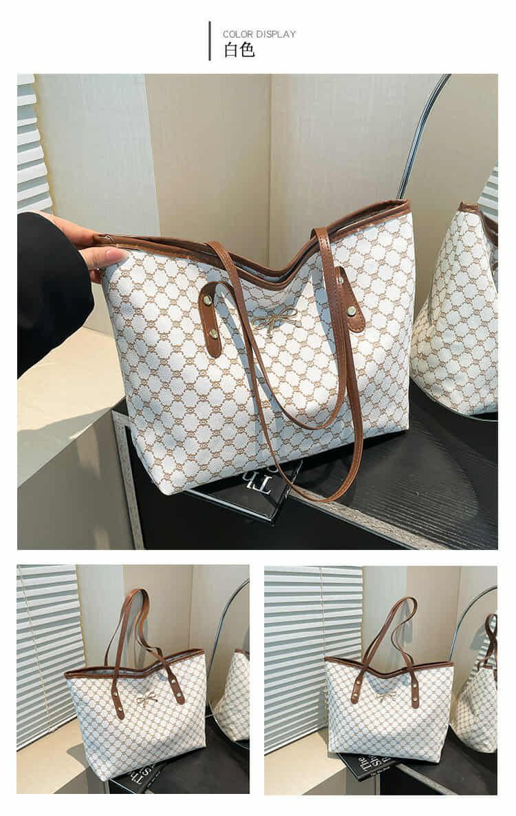 Large Capacity Luxury Tote Handbag