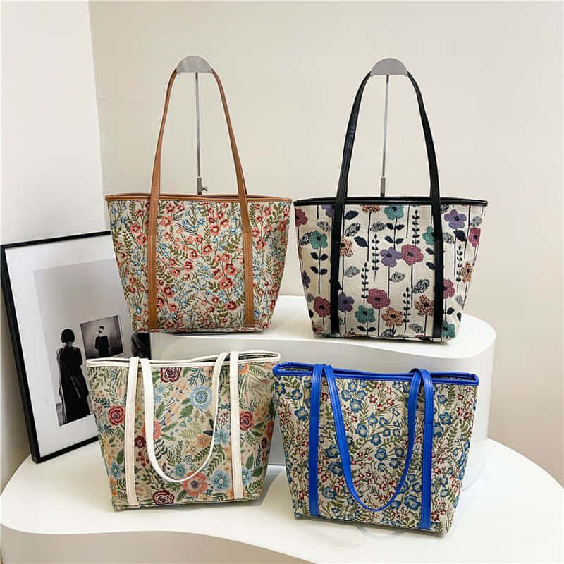 Floral Tote Bag