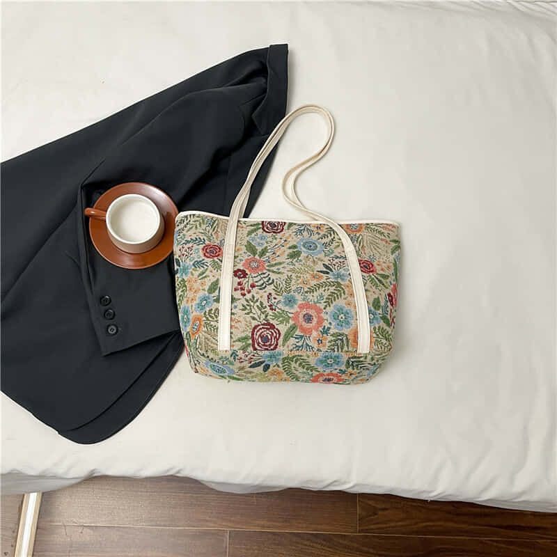 Floral Tote Bag