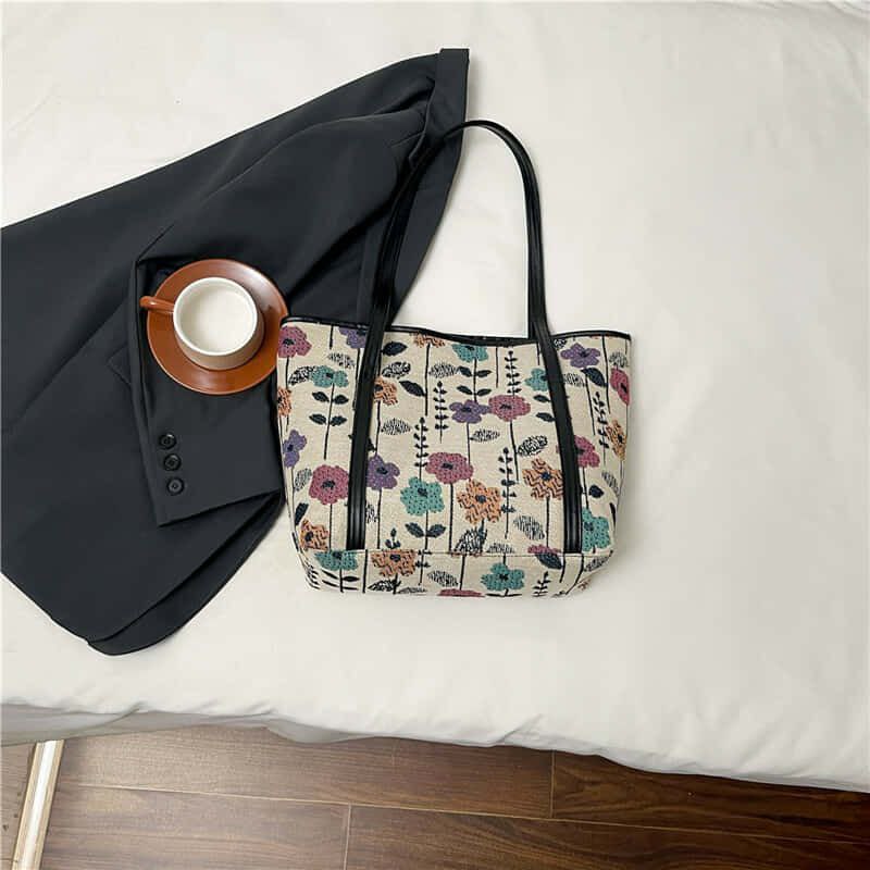 Floral Tote Bag