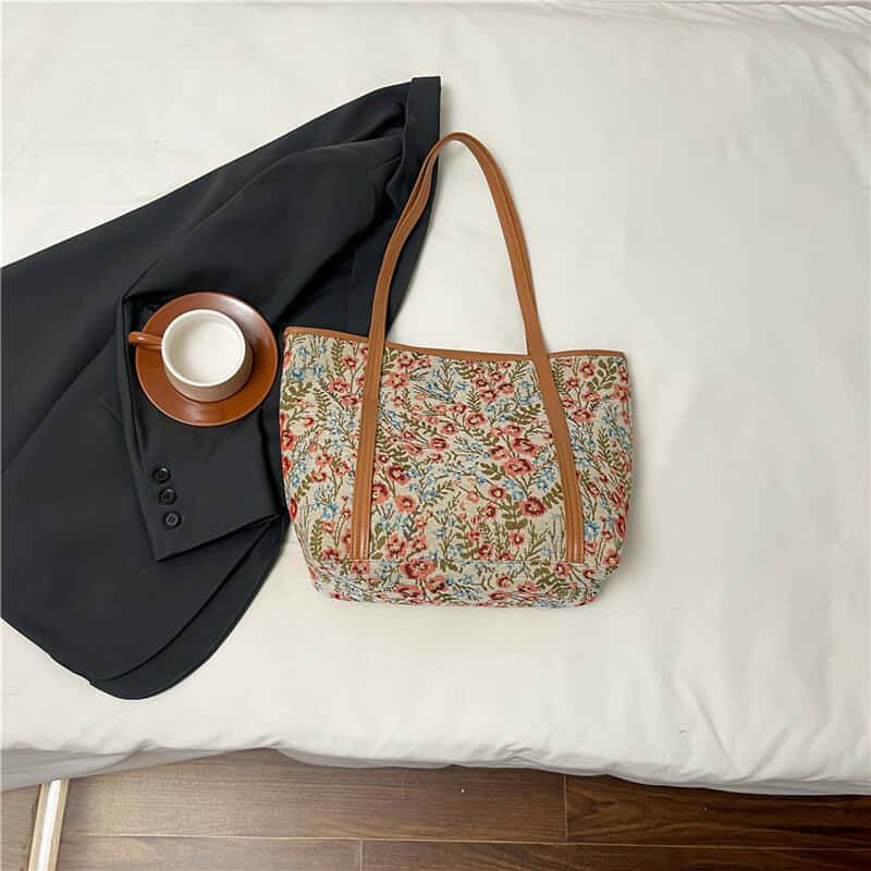 Floral Tote Bag
