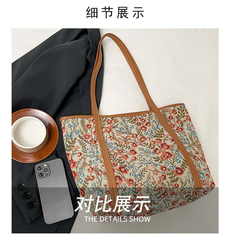 Floral Tote Bag