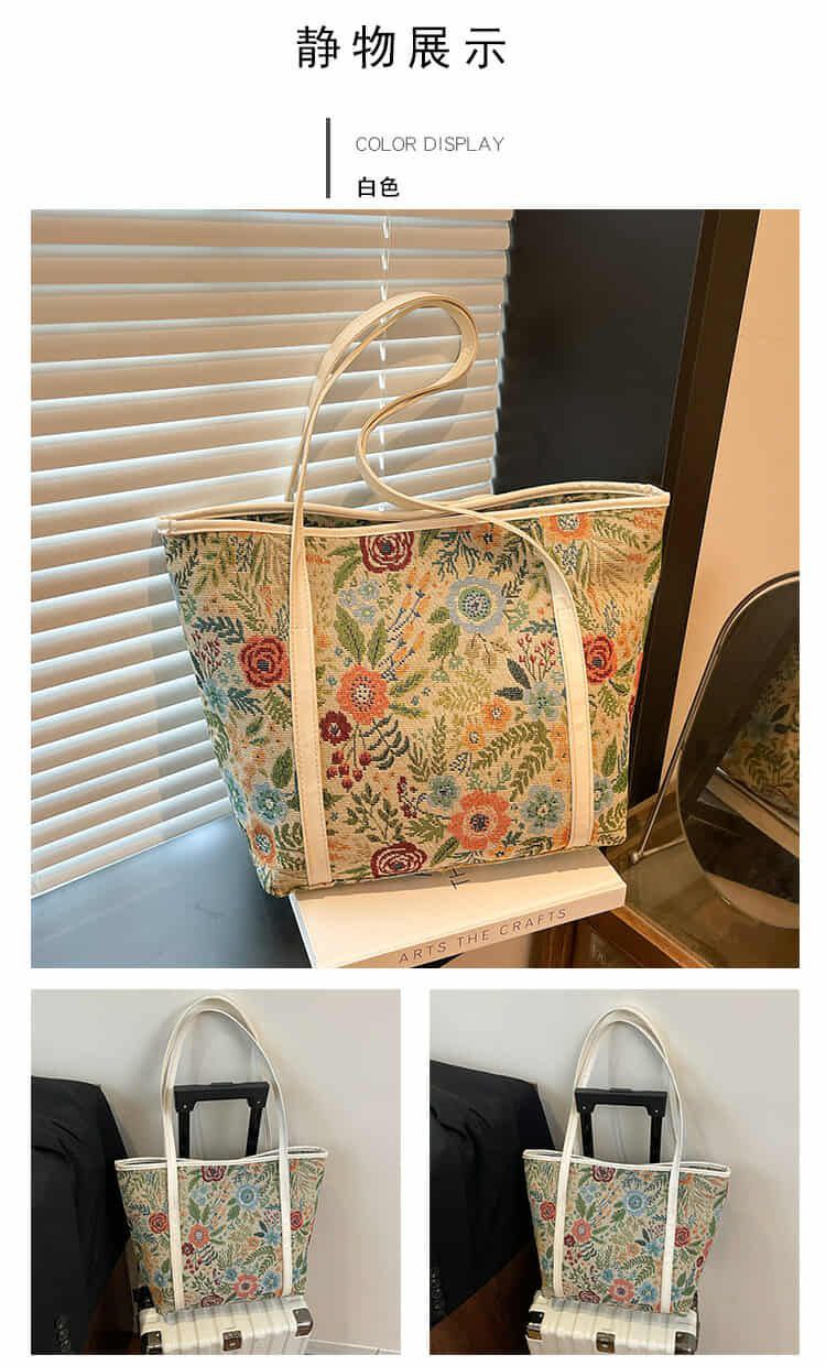 Floral Tote Bag