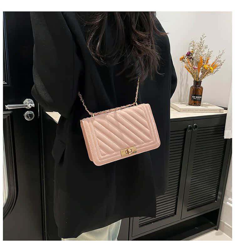 PU Embossed Mini Shoulder Bag