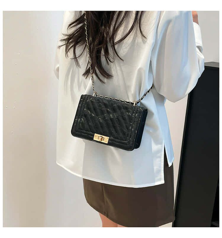 PU Embossed Mini Shoulder Bag