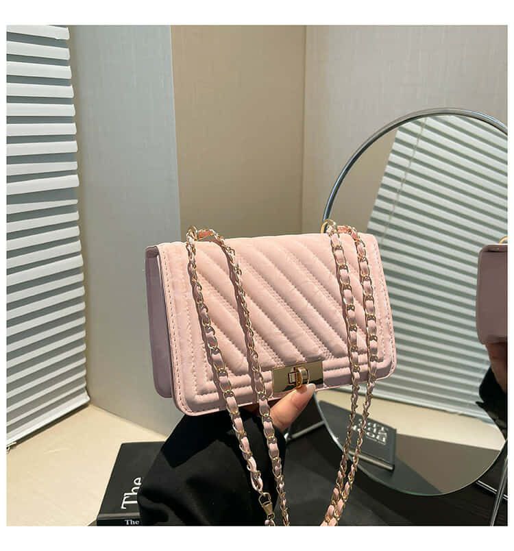 PU Embossed Mini Shoulder Bag