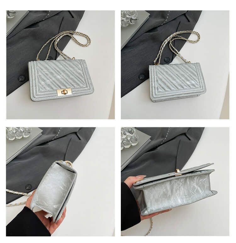PU Embossed Mini Shoulder Bag