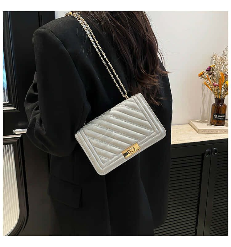 PU Embossed Mini Shoulder Bag