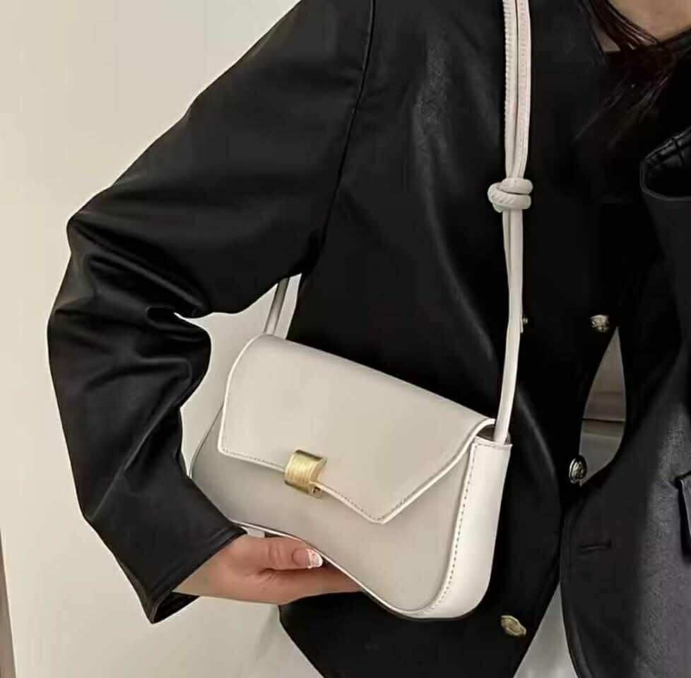 Woman Crossbody Faux Lather Shoulder Bag