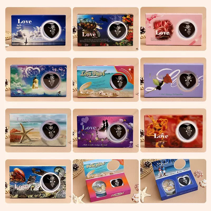 Wish Pearl Necklace With Ear Ring Set