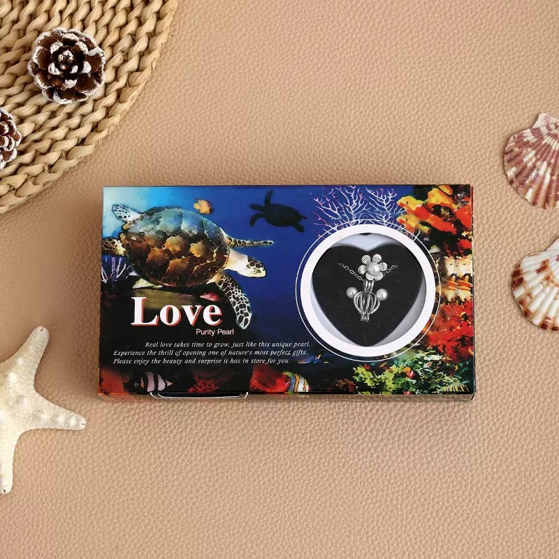 Wish Pearl Necklace With Ear Ring Set