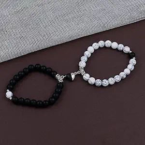 Couple Bracelet ( Black and White)