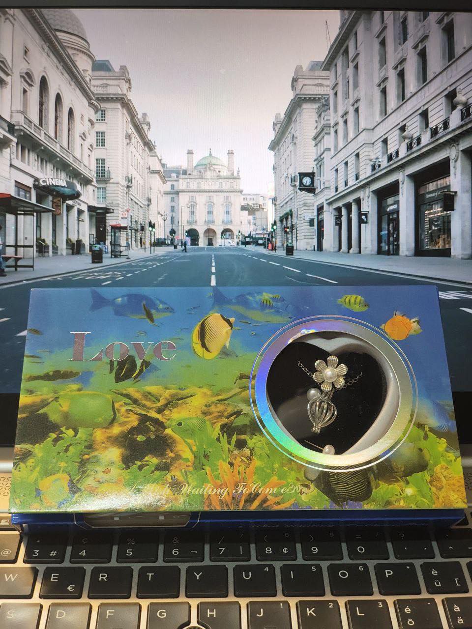 Oyester Pearl Necklace With Ear Ring Set