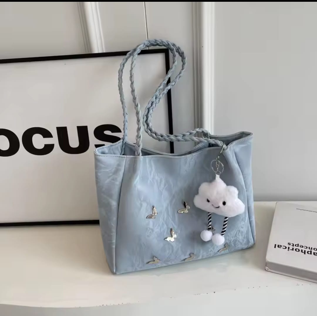 Mini Butterfly Tote Bag With Doll